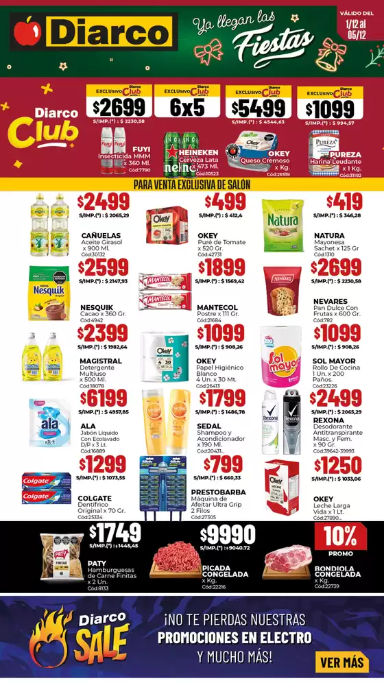 Catálogo Diarco en Tres Arroyos | OFERTAS INTERIOR | 2025-12-01T00:00:00.000Z - 2025-12-05T00:00:00.000Z