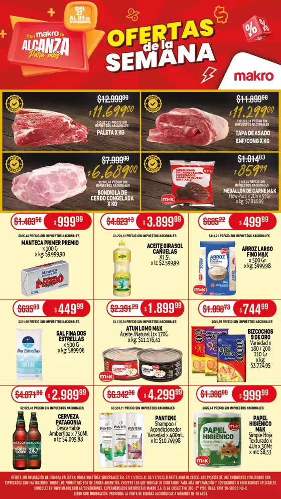 Catálogo Makro | Ofertas semanales | 2025-11-27T00:00:00.000Z - 2025-12-03T00:00:00.000Z