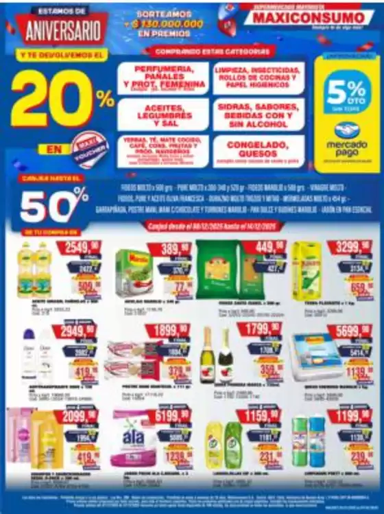 Catálogo Maxiconsumo en Mendoza | Ofertas Maxiconsumo | 2025-12-08T00:00:00.000Z - 2025-12-31T00:00:00.000Z