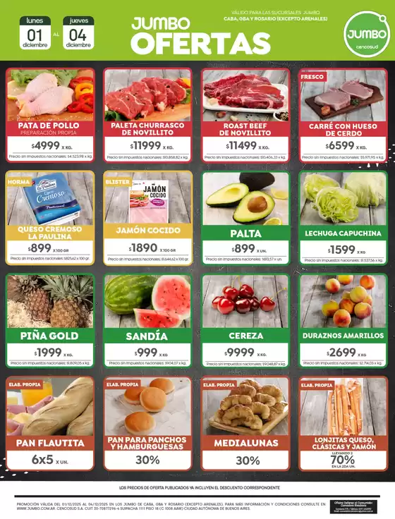 Catálogo Jumbo en Mendoza | Ofertas | Bs As | 2025-12-01T00:00:00.000Z - 2025-12-04T00:00:00.000Z