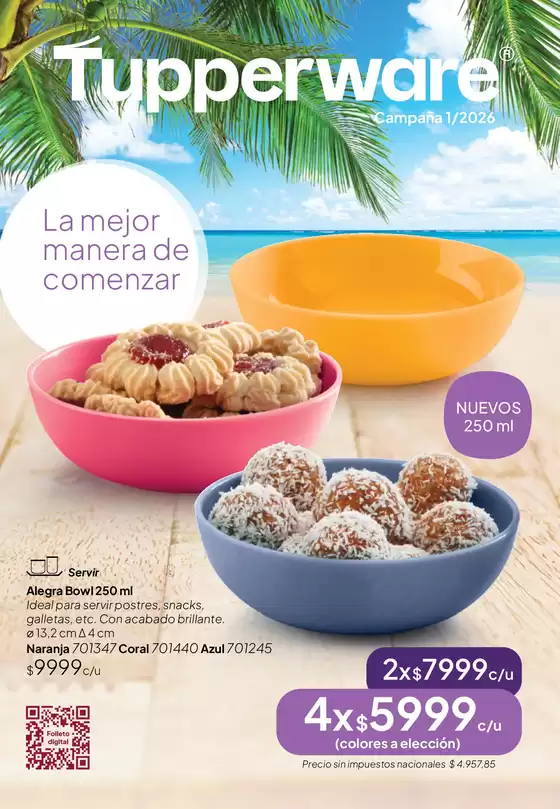 Catálogo Tupperware en Mina Clavero | Folleto de Campaña 1/2026 | 2026-01-01T00:00:00.000Z - 2026-01-31T00:00:00.000Z