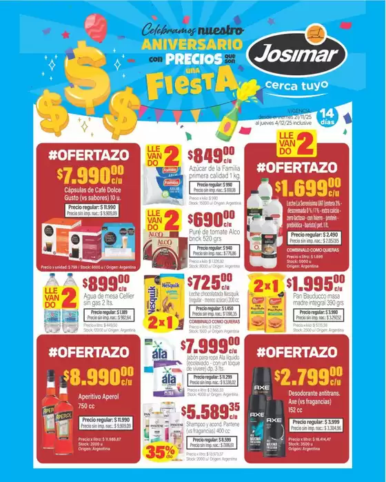 Catálogo Josimar | Ofertas Josimar | 2025-11-21T00:00:00.000Z - 2025-12-04T00:00:00.000Z