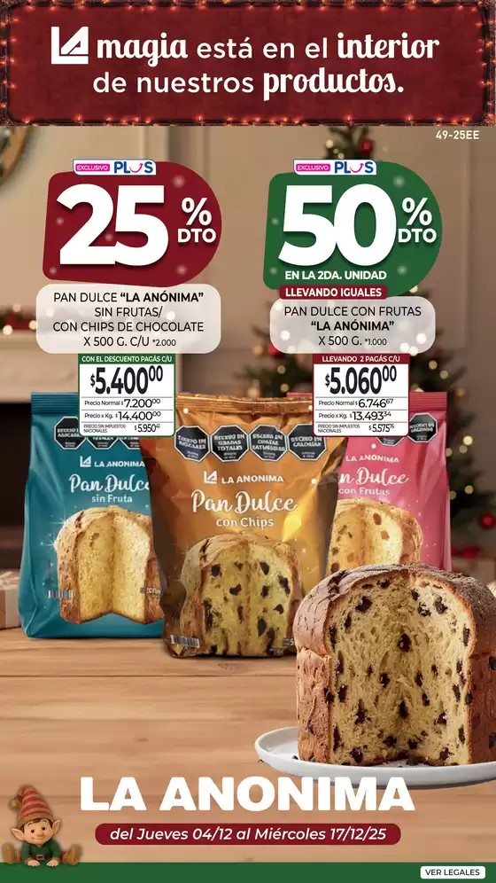 Catálogo La Anonima en Cuadro Nacional | Marca Propia Fiestas | 2025-12-04T00:00:00.000Z - 2025-12-17T00:00:00.000Z