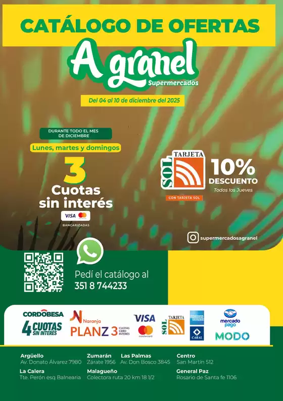 Catálogo Supermercados A Granel en Firmat | Catálogo de ofertas | 2025-12-04T00:00:00.000Z - 2025-12-10T00:00:00.000Z