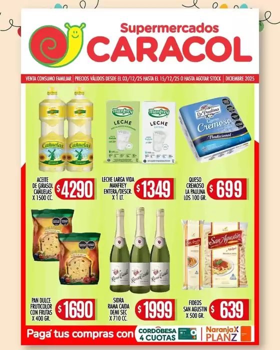 Catálogo Supermercados Caracol en Azul | Catálogo de ofertas | 2025-12-04T00:00:00.000Z - 2025-12-15T00:00:00.000Z