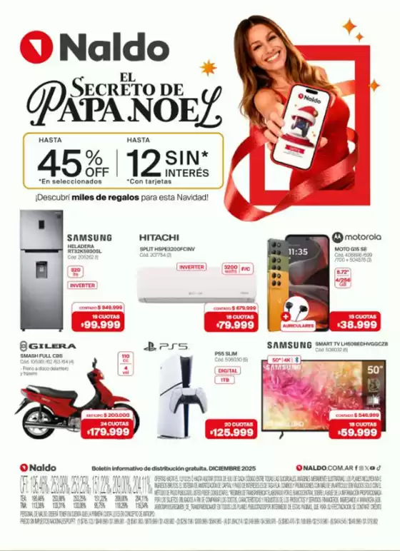 Catálogo Naldo Lombardi en Arrecifes | El secerto de Papa Noel | 2025-12-04T00:00:00.000Z - 2025-12-31T00:00:00.000Z