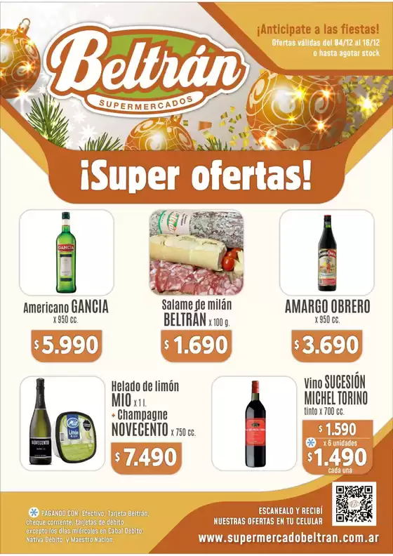 Catálogo Beltrán Supermercados en Fontana | Ofertas Beltrán Supermercados | 2025-12-04T00:00:00.000Z - 2025-12-16T00:00:00.000Z