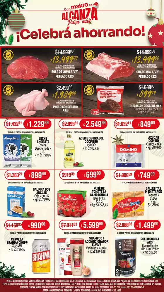Catálogo Makro en General Roca (Río Negro) | Ofertas semanales | 2025-12-04T00:00:00.000Z - 2025-12-10T00:00:00.000Z