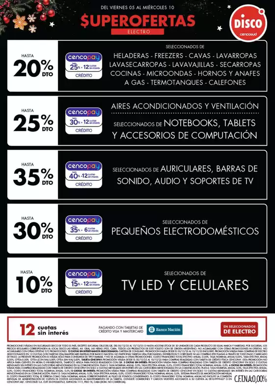 Catálogo Disco | Ofertas | Electro, T. Libre y más | 2025-12-05T00:00:00.000Z - 2025-12-10T00:00:00.000Z