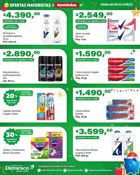 Catálogo Supermercados Damesco en Santa Fe | Ofertas y promociones actuales | 2025-12-05T00:00:00.000Z - 2025-12-08T00:00:00.000Z