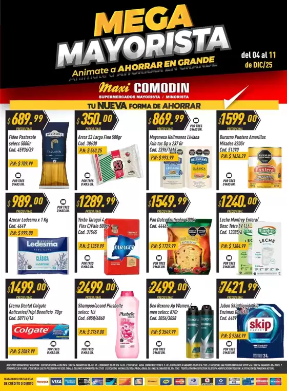 Catálogo Supermercados Comodin en Martín Coronado | Ofertas Supermercados Comodin | 2025-12-04T00:00:00.000Z - 2025-12-11T00:00:00.000Z