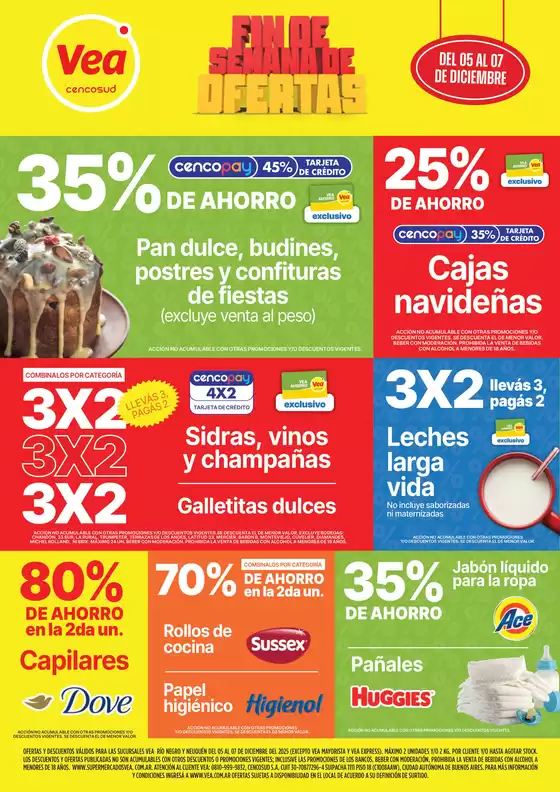 Catálogo Supermercados Vea en Castelar | Ofertas fin de semana Patagonia | 2025-12-05T00:00:00.000Z - 2025-12-07T00:00:00.000Z
