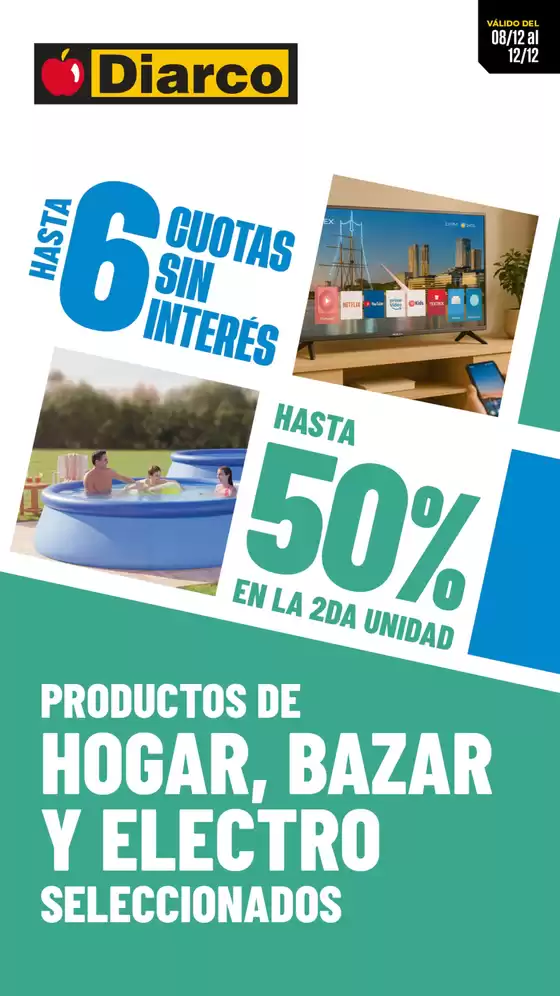 Catálogo Diarco en Saldán | OFERTAS HOGAR, BAZAR Y ELECTRO | 2025-12-08T00:00:00.000Z - 2025-12-12T00:00:00.000Z