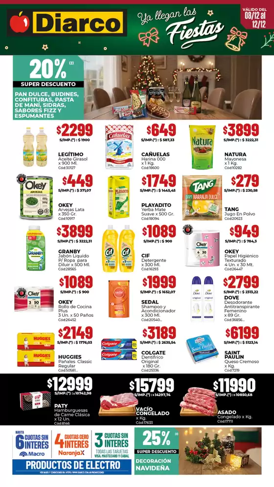 Catálogo Diarco en Saldán | OFERTAS INTERIOR | 2025-12-08T00:00:00.000Z - 2025-12-12T00:00:00.000Z