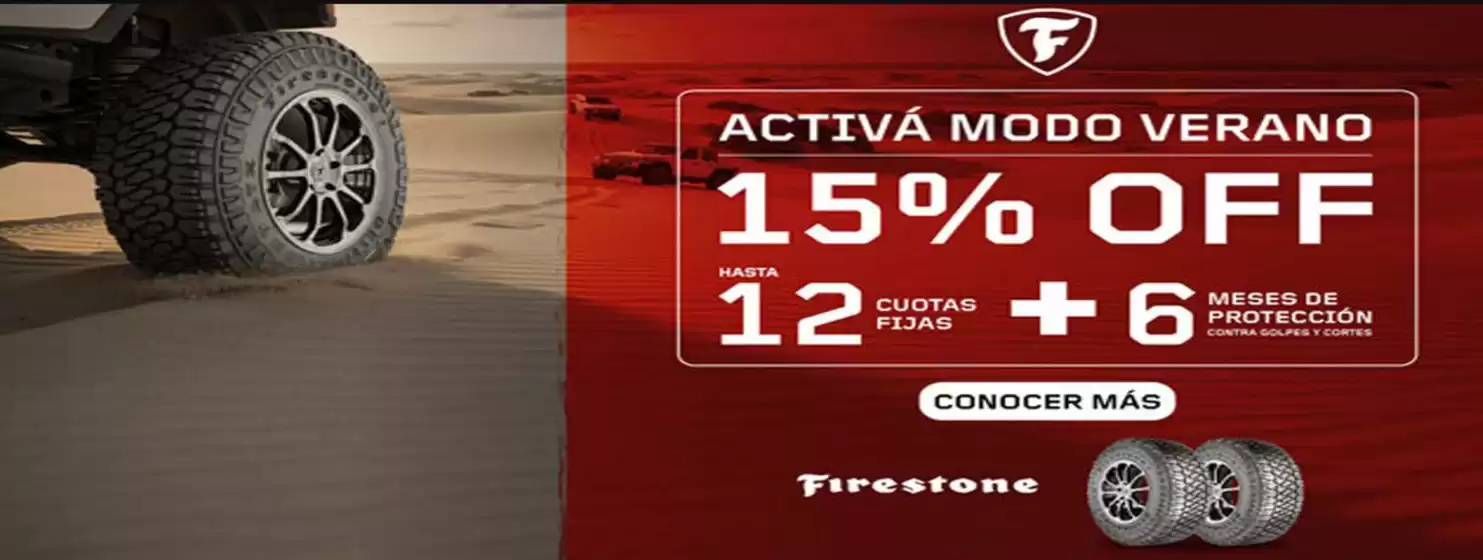 Catálogo Firestone en Monte Grande (Tucumán) | Hasta 12 cuotas fijas!! | 2025-12-09T00:00:00.000Z - 2025-12-24T00:00:00.000Z