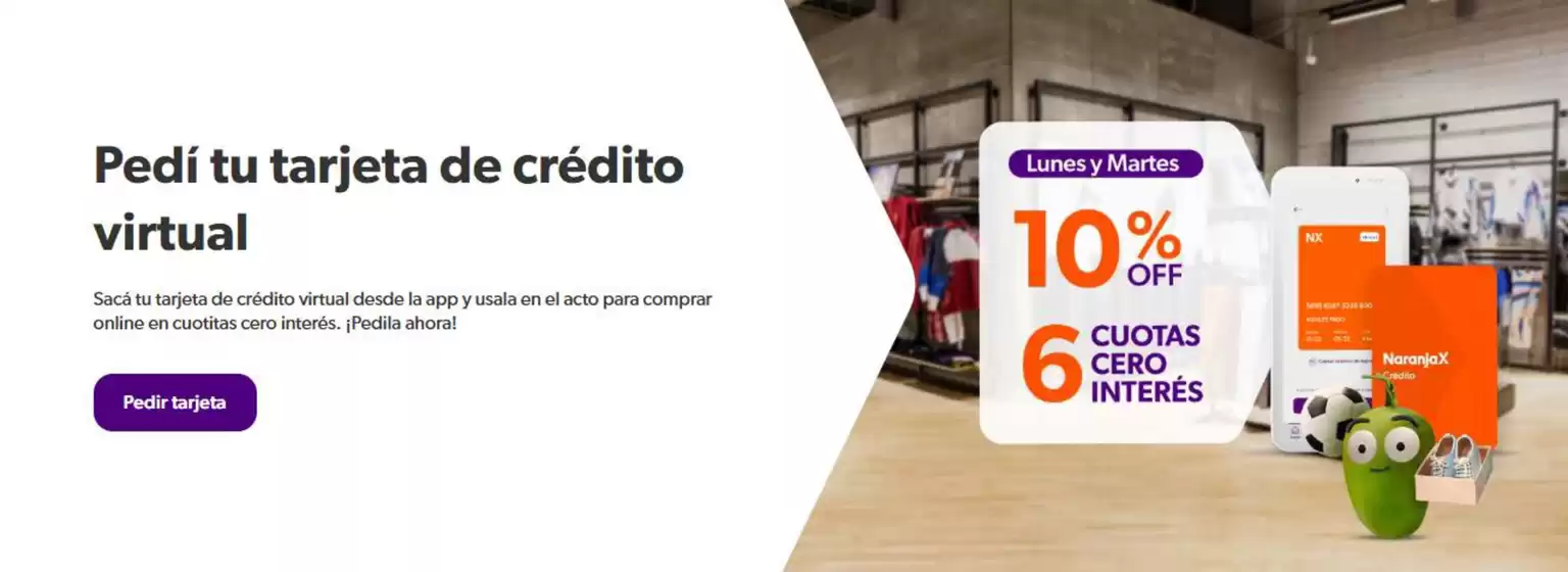 Catálogo Naranja X | Pedí tu tarjeta de crédito virtual | 2025-12-09T00:00:00.000Z - 2025-12-24T00:00:00.000Z