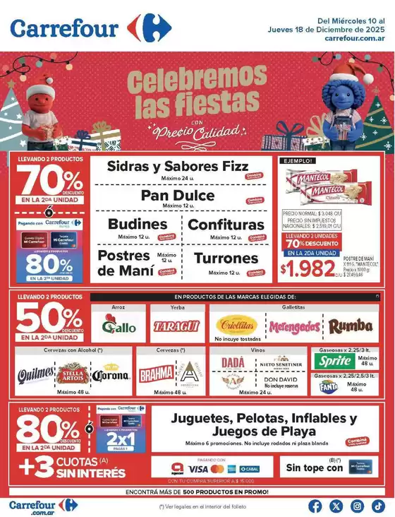 Catálogo Carrefour | Carrefour Hiper 10 Diciembre | 2025-12-10T00:00:00.000Z - 2025-12-19T00:00:00.000Z