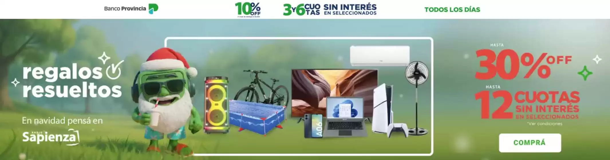 Catálogo Radio Sapienza | Hasta 30% off | 2025-12-10T00:00:00.000Z - 2025-12-23T00:00:00.000Z