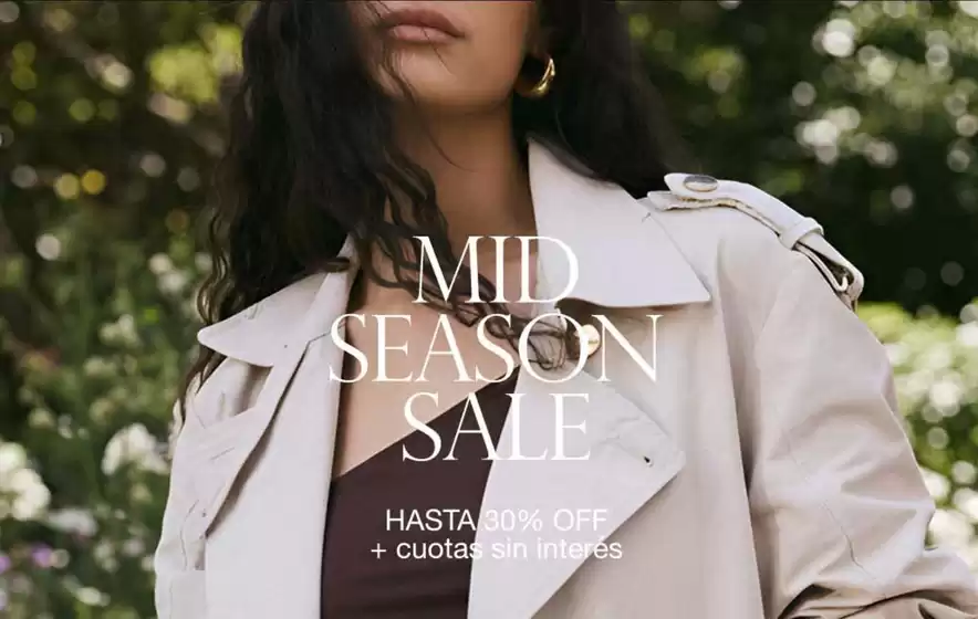 Catálogo Markova en Buenos Aires | Mid season sale. Hasta 30% off | 2025-12-11T00:00:00.000Z - 2025-12-26T00:00:00.000Z