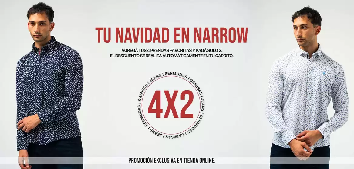 Catálogo Narrow en Buenos Aires | Promoción! 4x2 | 2025-12-11T00:00:00.000Z - 2025-12-13T00:00:00.000Z