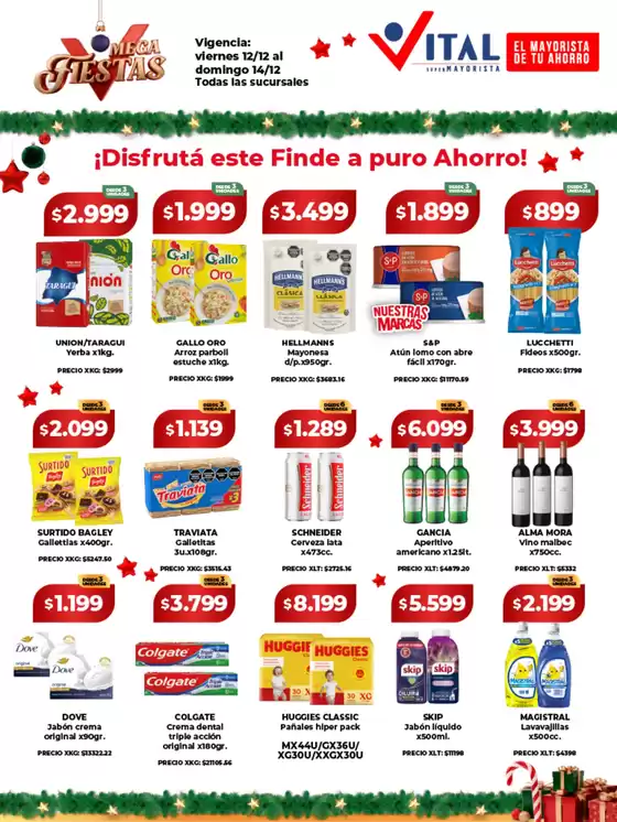 Catálogo Supermayorista Vital | Ofertas fin de semana | | 2025-12-12T00:00:00.000Z - 2025-12-14T00:00:00.000Z