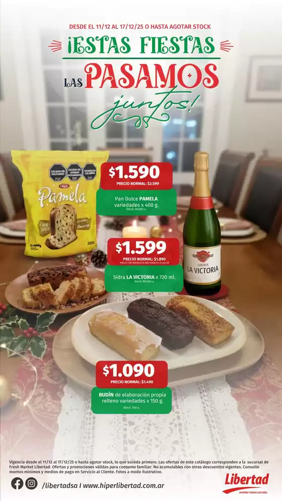 Catálogo Hiper Libertad | Ofertas y promociones actuales | 2025-12-11T00:00:00.000Z - 2025-12-17T00:00:00.000Z