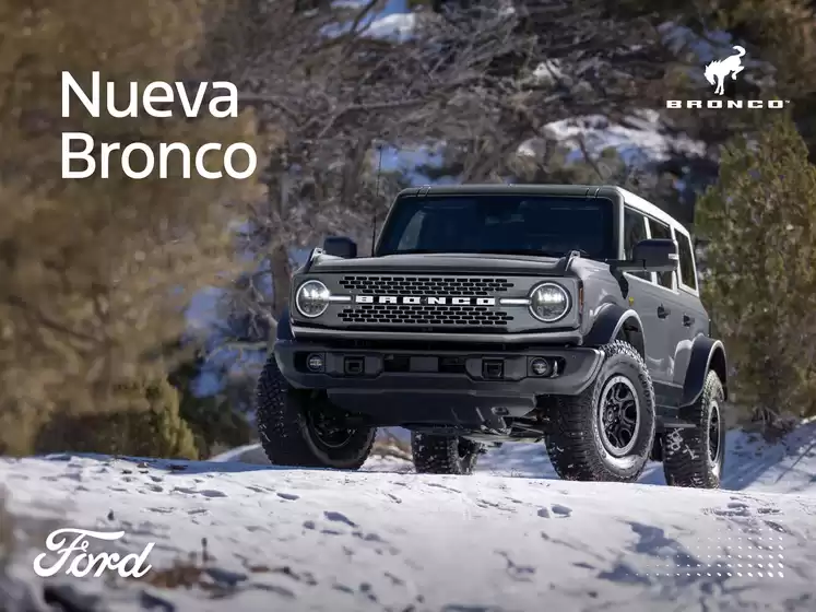 Catálogo Ford en General Gutiérrez | Far nueva bronco ficha tecnica. | 2025-12-12T00:00:00.000Z - 2026-04-30T00:00:00.000Z