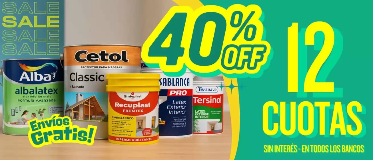 Catálogo Pinturerias MM en Chacabuco | Hasta 40% off | 2025-12-12T00:00:00.000Z - 2025-12-31T00:00:00.000Z