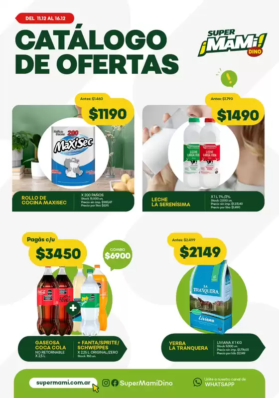 Catálogo Super Mami en Banfield | Catálogo de ofertas | 2025-12-12T00:00:00.000Z - 2025-12-16T00:00:00.000Z