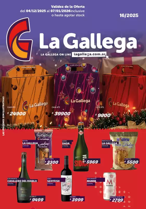 Catálogo La Gallega Supermercados en Banfield | Catálogo de ofertas | 2025-12-12T00:00:00.000Z - 2026-01-07T00:00:00.000Z