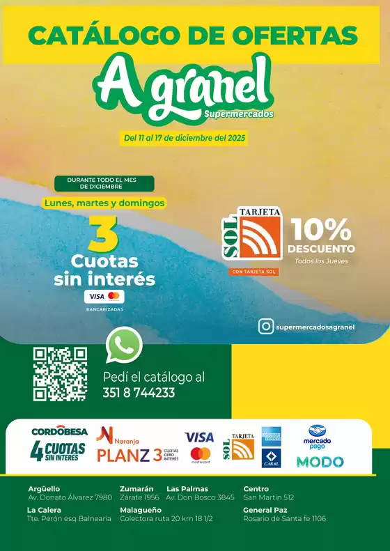 Catálogo Supermercados A Granel en Banfield | Catálogo de ofertas | 2025-12-12T00:00:00.000Z - 2025-12-17T00:00:00.000Z