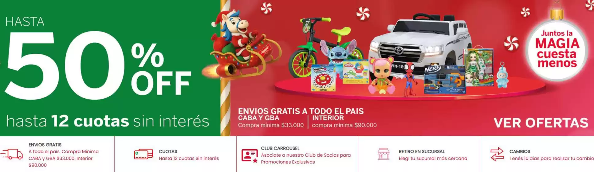 Catálogo Jugueterias Carrousel en Mendoza | Promoción! Hasta 50% off | 2025-12-12T00:00:00.000Z - 2025-12-31T00:00:00.000Z