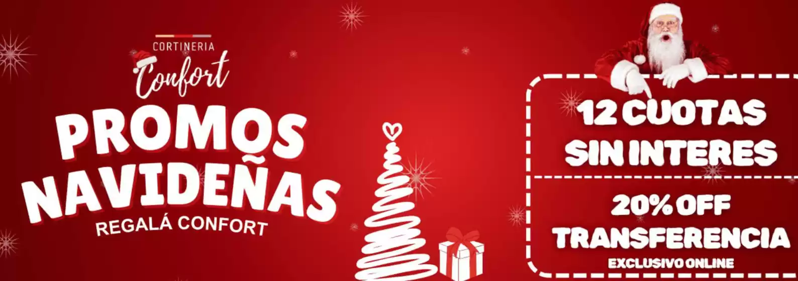 Catálogo Cortinería Confort en Yerba Buena (Tucumán) | Promos Navidenas | 2025-12-12T00:00:00.000Z - 2025-12-31T00:00:00.000Z