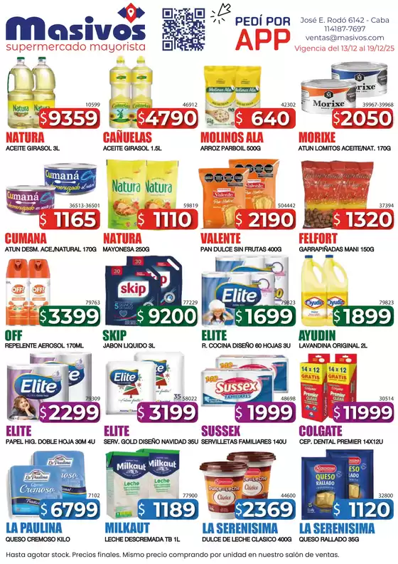 Catálogo Masivos en Rosario | Ofertas Masivos | 2025-12-13T00:00:00.000Z - 2025-12-19T00:00:00.000Z