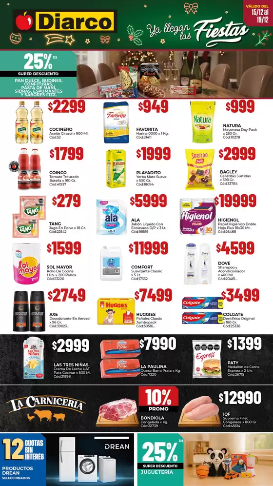 Catálogo Diarco en Mar del Plata | OFERTAS TDF | 2025-12-15T00:00:00.000Z - 2025-12-19T00:00:00.000Z