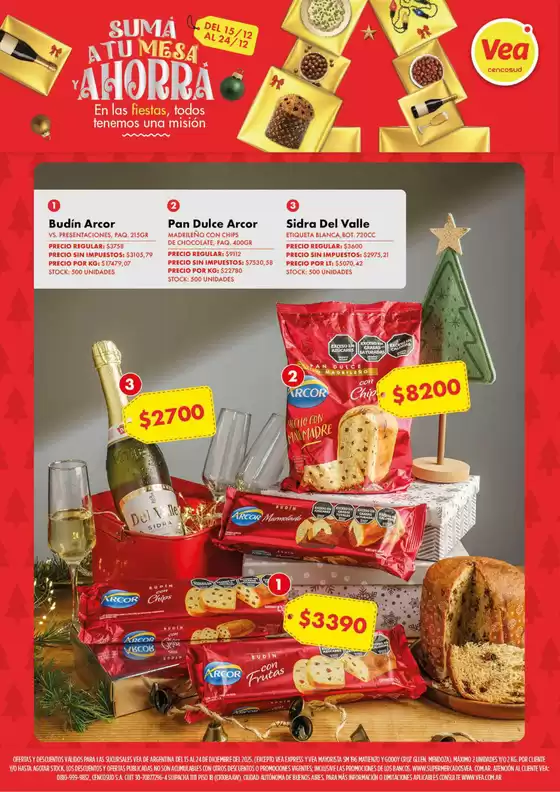 Catálogo Supermercados Vea | Especial Navidad Vea Córdoba | 2025-12-15T00:00:00.000Z - 2025-12-24T00:00:00.000Z