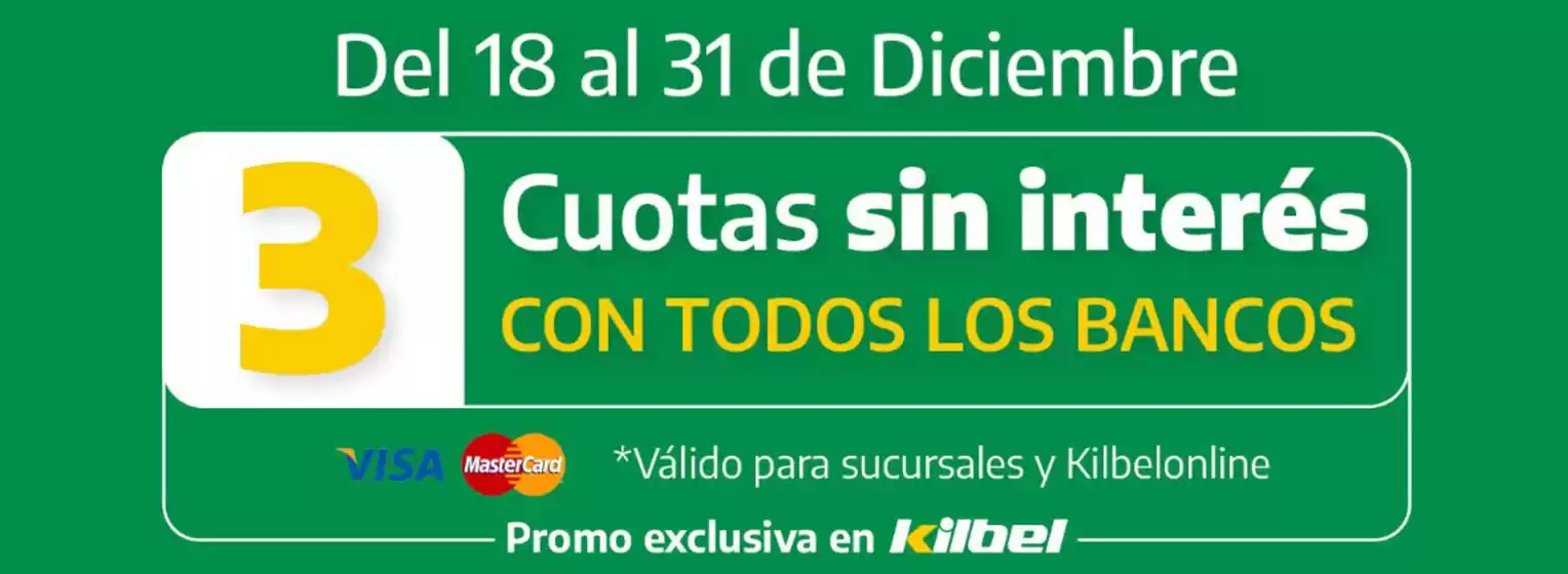 Catálogo Kilbel Supermercados en Acassuso | Promoción del 18 al 31 de Diciembre | 2025-12-18T00:00:00.000Z - 2025-12-31T00:00:00.000Z