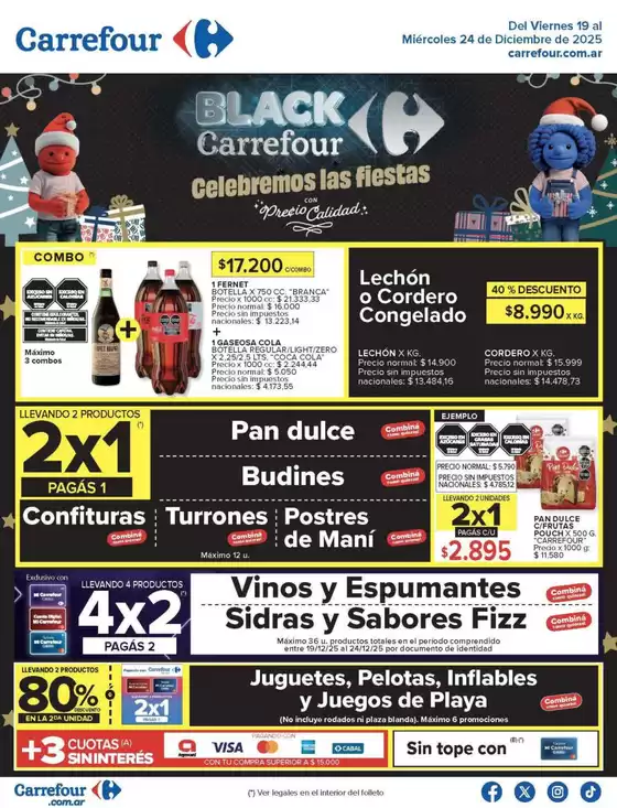 Catálogo Carrefour | Carrefour Hiper 19 Diciembre | 2025-12-19T00:00:00.000Z - 2025-12-25T00:00:00.000Z