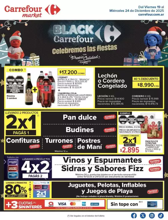 Catálogo Carrefour Market en Corrientes | Carrefour Market 19 Diciembre | 2025-12-19T00:00:00.000Z - 2025-12-25T00:00:00.000Z