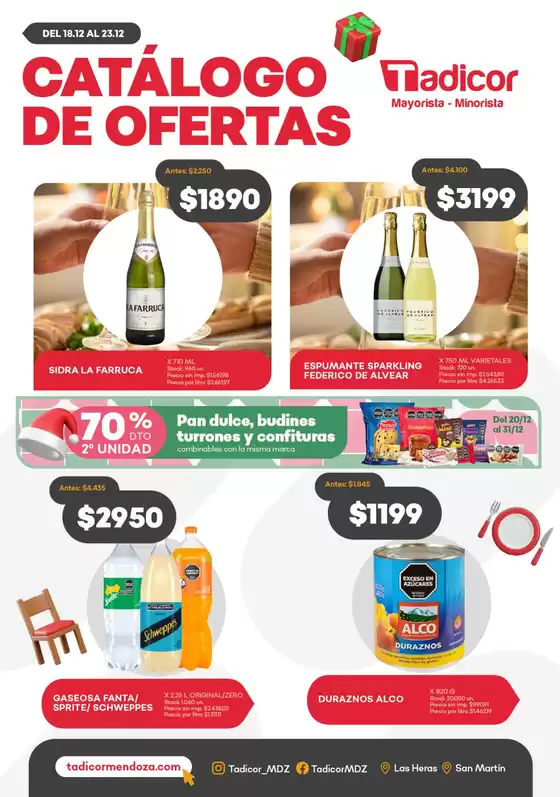 Catálogo Supermercados Tadicor en Salta | Catálogo Supermercados Tadicor | 2025-12-18T00:00:00.000Z - 2025-12-23T00:00:00.000Z