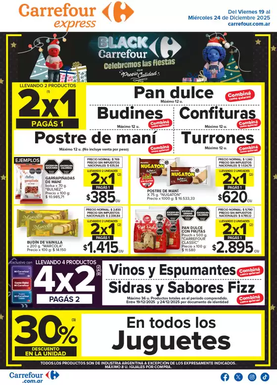 Catálogo Carrefour Express en Guillermo E. Hudson | Carrefour Express 19 Diciembre | 2025-12-19T00:00:00.000Z - 2025-12-25T00:00:00.000Z