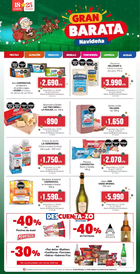 Catálogo Cooperativa Obrera en Ituzaingó (Buenos Aires) | GB NAVIDENA CR | 2025-12-18T00:00:00.000Z - 2025-12-25T00:00:00.000Z