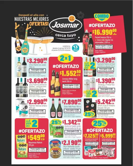 Catálogo Josimar | Ofertas principales y descuentos | 2025-12-19T00:00:00.000Z - 2025-12-31T00:00:00.000Z