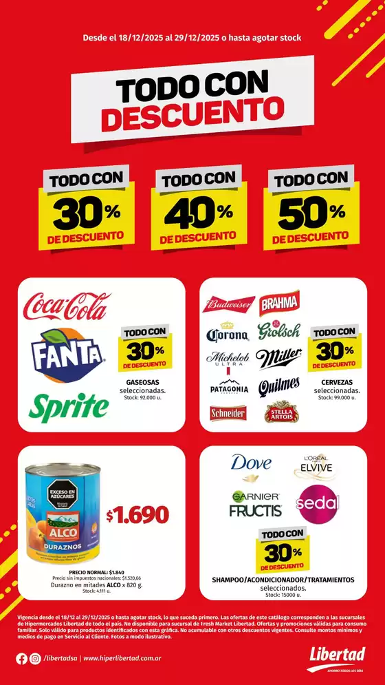 Catálogo Hiper Libertad en Punta Chica | Nuestras mejores ofertas para ti | 2025-12-18T00:00:00.000Z - 2025-12-29T00:00:00.000Z