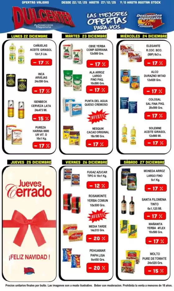 Catálogo Dulcenter | Ofertas Dulcenter | 2025-12-22T00:00:00.000Z - 2025-12-27T00:00:00.000Z