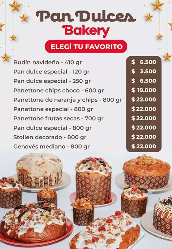 Catálogo Buenos Aires Bakery | Pan Dulces | 2025-12-22T00:00:00.000Z - 2025-12-31T00:00:00.000Z