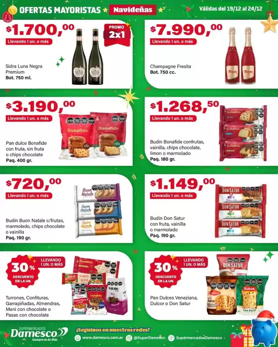 Catálogo Supermercados Damesco | Descuentos y promociones | 2025-12-19T00:00:00.000Z - 2025-12-24T00:00:00.000Z