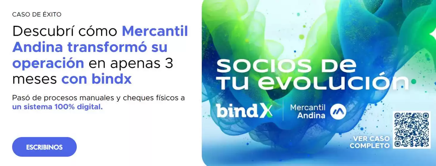 Catálogo Banco Industrial en Junín (Buenos Aires) | Descubrí como Mercantil Andina transformo su operacion en apenas 3 meses con bindx | 2025-12-23T00:00:00.000Z - 2026-01-07T00:00:00.000Z