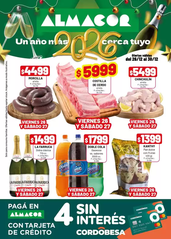 Catálogo Almacor en Martínez | Ofertas Almacor | 2025-12-26T00:00:00.000Z - 2025-12-30T00:00:00.000Z