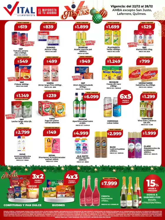 Catálogo Supermayorista Vital en Buenos Aires | Gangas y ofertas actuales | 2025-12-25T00:00:00.000Z - 2026-01-08T00:00:00.000Z